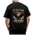 thumbnail image 5 of UngA American 250th Anniversary Shirts, 1776-2026 250th Anniversary Shirt, Mens Patriotic T-Shirts for Men Black,L, 5 of 6