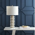 thumbnail image 4 of JONATHAN Y Wellington 26.5" Quatrefoil Striped Resin LED Table Lamp, Brass, JYL1010A, 4 of 8