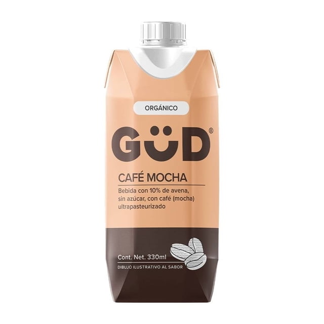 Bebida de avena con café GÜD sabor mocha 330 ml