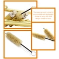 thumbnail image 4 of UPOUART 2Pcs Trumpet Mouthpiece Brush for Maintenance in Beige Color, 4 of 8
