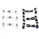 thumbnail image 5 of sweethay 10 piezas, correa para gafas, ganchos para gafas con soporte de conector de bobina de Metal, regalos, accesorios para gafas Cadenas y cordones para anteojos Negro, 5 of 6