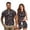 Polka Dot Heart Print, variant on KUIFORTI Funny Matching Couple Golf Outfits Paw Heart Print His and Hers Quick Dry Quarter Zip Lapel Shirts with Pockets, Breathable Sports Set for Golf Tennis Daily Wear Couple Gifts
