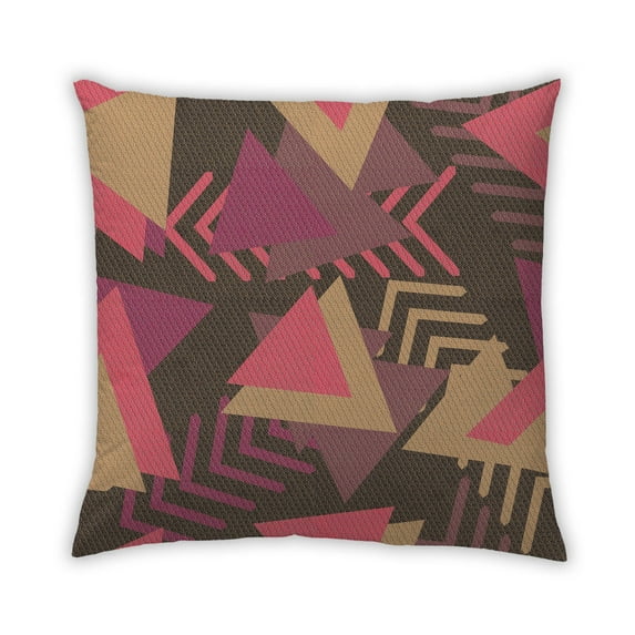 Ahgly Company Indoor Square Contemporary Throw Pillow, 18 inch by 18 inch