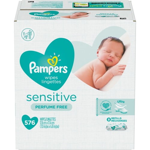 New Pampers Baby Wipes Sensitive,Each