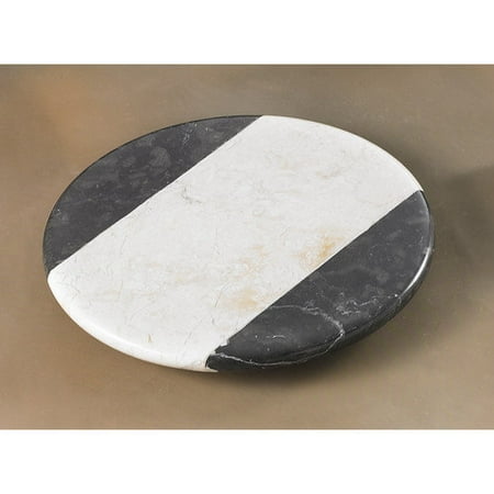 Creative Home Byzantine Two Tone Marble Lazy Susan
