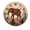 FFclock076, variant on ZXCXRQFa Silent Clocks Forest Wooden House Colorful Wall Clock Silent 10 Inch Battery Operated Non Ticking Round Decorative Wood Quiet Clocks for Bedroom Office School Home