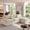 Brige, variant on 108" Boneless Sofa, 3-Seater Cloud Couch with Moveable Ottoman, L-Shaped Modular Sectional Sofa, Deep Seat Comfy Couches for Living Room , No Assembly Required, White