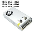 thumbnail image 2 of Alimentation Électrique DC 13.8V 40A 30A 33A, ACAC-DC 550W 450W 400W Régulateur Transformateur Contrôle d'Accès SMPS, Refroidissement Intelligent, 2 of 6