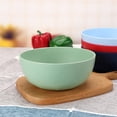 thumbnail image 3 of Mainstays 38 Ounce Round Green Cereal Bowl with Pear Etched Design, 3 of 6