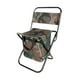 thumbnail image 3 of Silla de camping con bolsa térmica, taburete plegable Patrón verde, 3 of 9