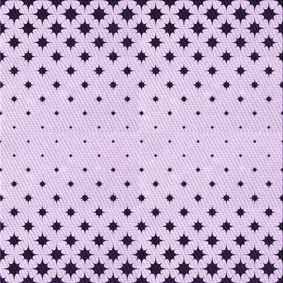 Ahgly Company Indoor Square Patterned Rich Lilac Purple Area Rugs, 5' Square