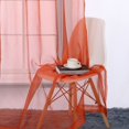 thumbnail image 2 of Sheer Curtains Set of 2, Window Solid Sheer Curtain Drapes Grommet Top Panels for Bedroom Living Room Kitchen Color: Spice, 2 of 5