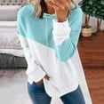 thumbnail image 1 of 50 % de Rabais Liquidation Chandail Surdimensionné pour Femmes 2023 Panneau de Couleur Grande Fente Ample à Manches Longues, 1 of 9