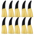 thumbnail image 1 of 10 Pcs Halloween Props Soft Nail Fake Finger Nail Set Witch Zombie Ghost Monster Finger Nail (Black), 1 of 3