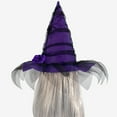 thumbnail image 5 of Halloween Witch Hat, Baroque Witch Hat, Gothic Queen Decoration, Mesh Witch Hat, Spooky Halloween Flower Decoration, 5 of 7