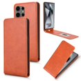 thumbnail image 2 of Folio Phone Case for Samsung Galaxy S24 Ultra Magnetic Kickstand Cover with Camera Protection Brown, 2 of 7