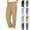 Yellow, variant on Fancifize Boys Summer Cotton Pants Casual Elastic Wasit Straight Leg Long Pants Kids Beach Loose Trousers