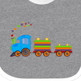 thumbnail image 4 of Inktastic Colorful Toy Train Boys or Girls Baby Bib, 4 of 4