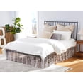 thumbnail image 2 of WARM HOME DESIGNS Queen Size Bed Skirt for Queen Bed. Our Silver Bed Skirt Goes Great with Farmhouse or Victorian Bedding. Queen Dust Ruffle Lace Bed Skirt for Any Bedroom Décor.DO Silver Queen, 2 of 4