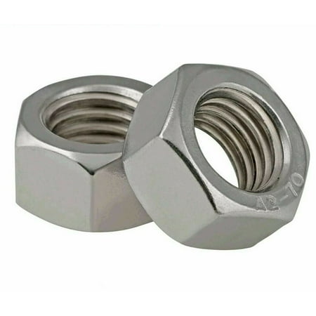 

M8-1.25 Metric Hex Nuts A2 / 18-8 Stainless Steel DIN 934 Coarse Thread 100 pcs