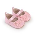 thumbnail image 3 of Yoyauz Baby Girl Mary Jane Shoes Anti Slip Rubber Sole Ballet Slippers Princess Dress Wedding Shoes Newborn Kids Shoes Toddler Shoes（0-12 Month）, 3 of 10