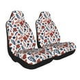 thumbnail image 2 of Naloa Red Blue Leaves Car Seat Covers 2PCs Front Car Seat Covers Universal fit for Most Cars SUVs and Trucks - 1, 2 of 5
