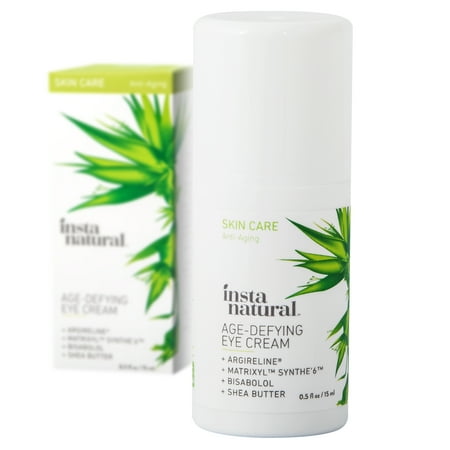 InstaNatural Crème contour des yeux - Avancé Fermeté de la peau et hydratantes Formule - Avec 6 Matrixyl Synthe, Argireline et Bisabolol - Multitâche Ingrédients Mélange - 0.5 oz