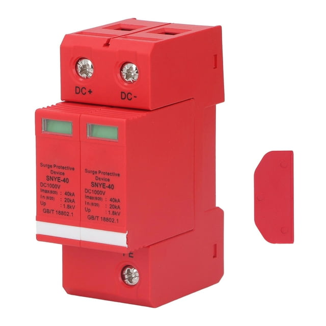 Dispositif de Protection contre les Surtensions, Boîte de Distribution de Boîte de Combineur Orange Rouge Parafoudre de Tension Dispositif de Protection contre les Surtensions Ultime Fiabilité