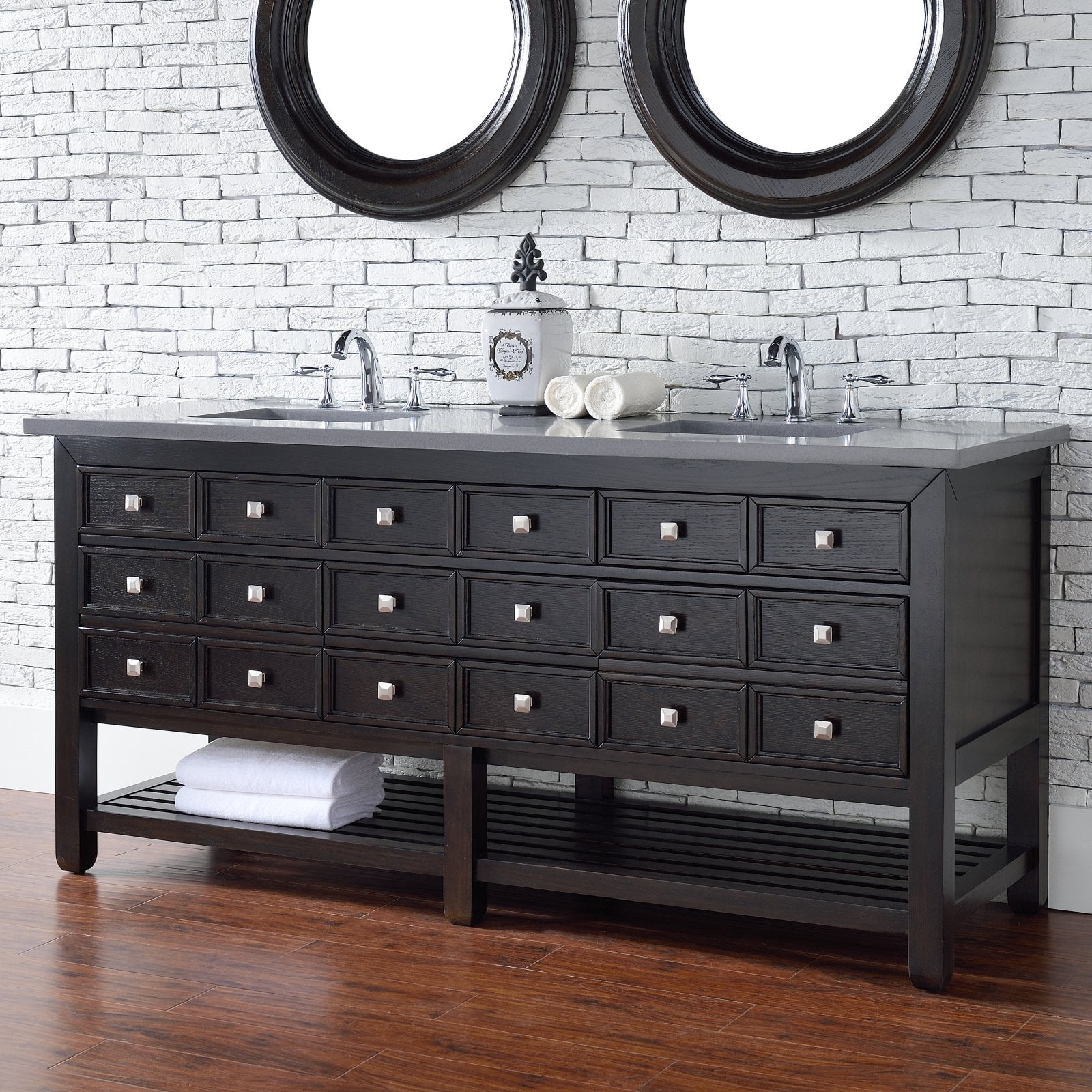 James Martin Vancouver 695 In Double Bathroom Vanity Walmartcom Walmartcom