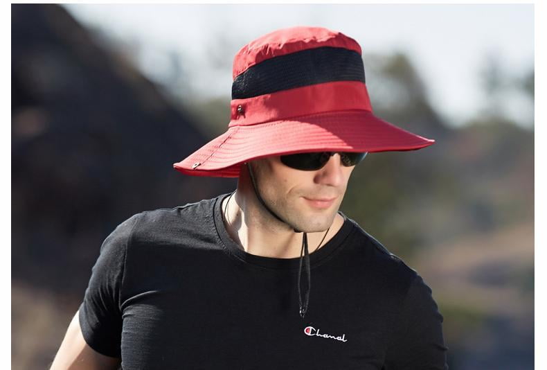 Sun Safari Hat with Removable Neck Face Flap Super Wide Brim Fishing Hat UPF 50 