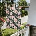 thumbnail image 5 of Wukai Rose Flowers Garden Flags Double Sided Welcome Garden Yard House Flags Outside Outdoor House (Only Flag), 5 of 8