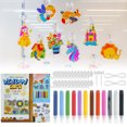 thumbnail image 1 of Juguetes Para Madres Y Beb茅s 24 Piezas Kit De Manualidades Para Ventanas Con Ventosas Kit De Pegatinas Para Ventanas Desarrollo De La Creatividad Kits De Atrapasoles De Bricolaje Educaci贸n Temprana V, 1 of 7
