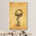 thumbnail image 3 of wall26 Canvas Print Wall Art Ancient Symbol of Pharmacy and Medicine Medicine People Digital Art Modern Art Contemporary Scenic Colorful for Living Room, Bedroom, Office - 16"x24", 3 of 5