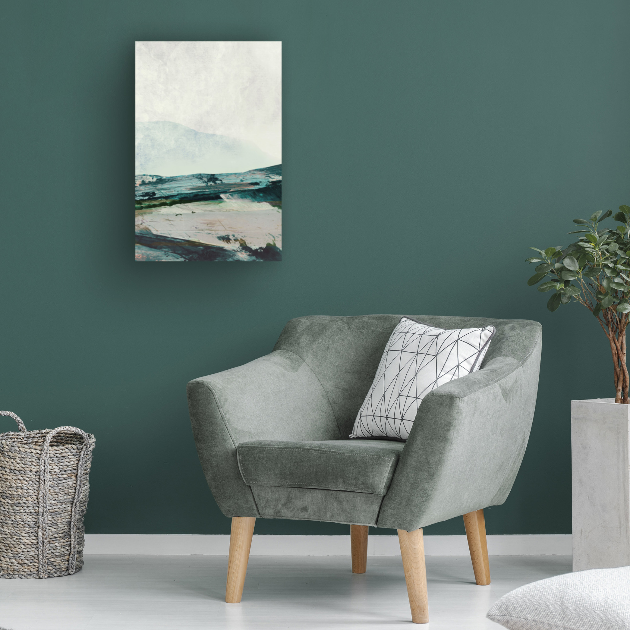 Trademark Fine Art Dan Hobday  Mountains Canvas Wall Art
