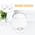 thumbnail image 2 of 2pcs Clear Fish Tank Multi-function Goldfish Tank Transparent Betta Tank Office Supply, 2 of 9
