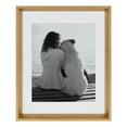 thumbnail image 2 of Kate and Laurel Calter Modern Wall Picture Frame Set, Gold 14x18 Matted to 11x14, Pack of 2, 2 of 6