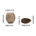 thumbnail image 1 of Xihbxyly Cuenco de Cerámica, Plato Ovalado para Postres, Apto para Microondas, Diseño Único de Nido de Pájaro, Ideal para Cocina Doméstica, Vajilla de Restaurante, Ideal para Yogur y Postres., 1 of 7