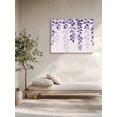 thumbnail image 5 of Purple Ombre Botanical Wall Art for Living Room,Canvas Picture Wall Decor for Bathroom Bedroom,Watercolor Pastoral Leaf Farmhouse Painting Artwork for Office Kitchen Hallway Dining Room Decor 24"x32", 5 of 8