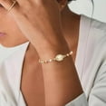 thumbnail image 3 of VNOX Gold Rosary Bead Cross Bracelet - 14k Gold Plated Virgin Mary Bracelets,Non Tarnish Golden Religious Rosariosolicos Virgen de Guadalupe Jewelry,Catholic Confirmation Baptism Gifts for Women, 3 of 5