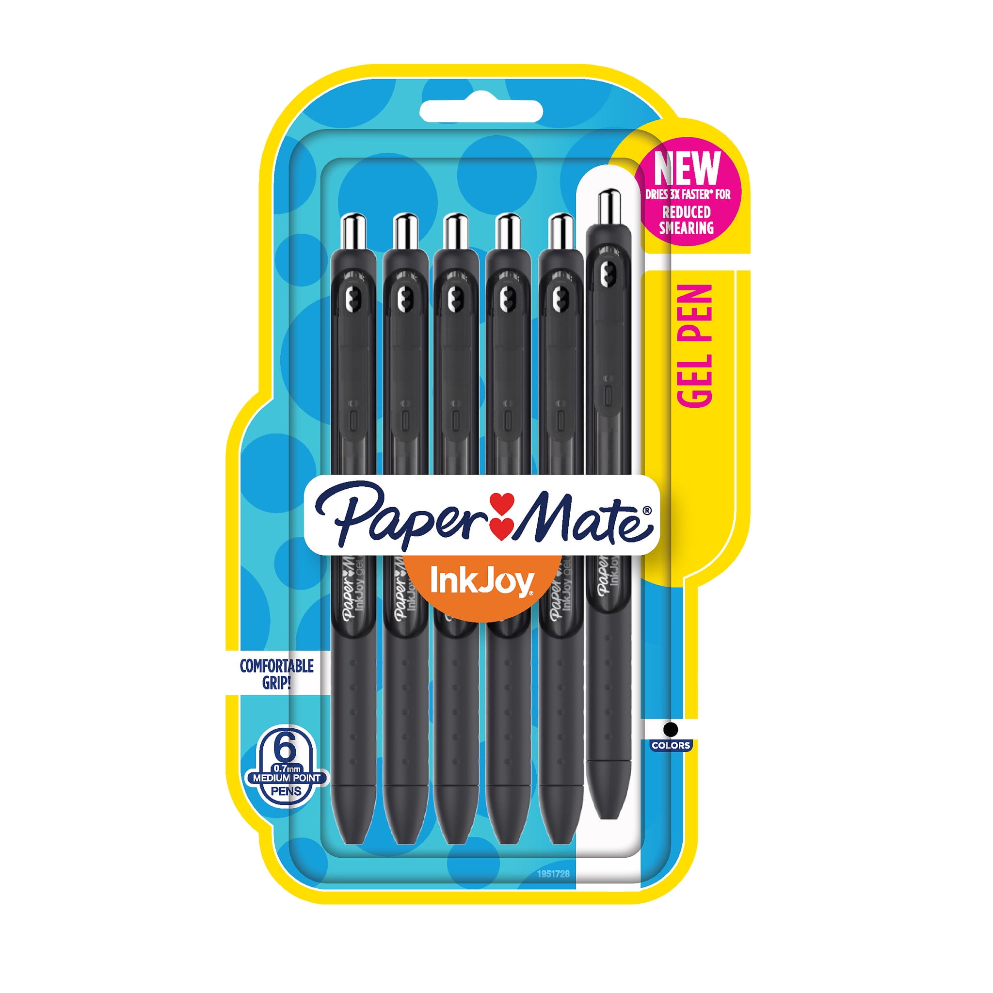 Paper Mate Gel Pen Stylo Gel 6 Multi-Coloured Pens