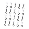 thumbnail image 2 of deevoka 20 Pieces Adhesive Hanging Ceiling Hooks for Bags Wind Chimes Mobile Curtain Black, 2 of 9