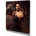 thumbnail image 2 of Sexy Nude Femme en Papier Brûlant, 2 of 3