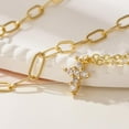 thumbnail image 2 of Turandoss 14K Gold Plated Layered Cross Necklace for Women TrendyDainty 14K Gold Plated Plated Cz Cross Necklace Layered Paperclip Chain Choker Necklaces for Women Faith Jewelry Christian Gifts, 2 of 8