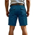 thumbnail image 5 of GrmtClth Mens Cargo Shorts Multi Pockets 7 Inch Inseam Lightweight Twill Summer Athletic Casual Travel Fishing Work Knee Length Shorts Beige 2XL, 5 of 9