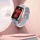 thumbnail image 4 of SmartWatch IP68 Ritmo cardíaco impermeable a prueba de agua Reloj inteligente reloj de pulsera portátil recargable Portátil Portifato Rastreador de plata gris seitruly EL005754-03B, 4 of 6