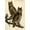 Unframed, variant on Art.com Great Horned Owl Art Print by John James Audubon, 12" x 18"
