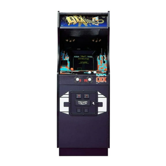 Numskull Official Taito QIX Quarter Size Arcade Cabinet with 3W Speakers and Wooden Construction