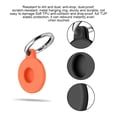 thumbnail image 4 of relayinert For Aircovered AirTag Case Silicone Protector Bumper Case Compatible with AirTags Buckle Anti-lost Keychain dark green 1Set, 4 of 6