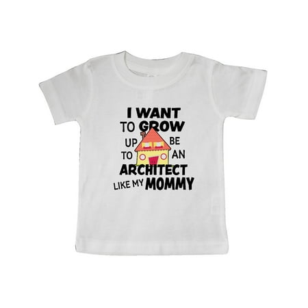 

Inktastic I Want To Grow up To Be An Architect Like My Mommy Gift Baby Boy or Baby Girl T-Shirt