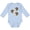 AE-Light Blue, variant on Inktastic Hedgehog for Girls Girls Long Sleeve Baby Bodysuit